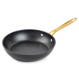 Thyme & Table Non-Stick 8" Signature Fry Pan, Black & Gold