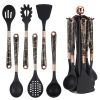 Kitchen Utensil Set, 7 Pieces Silicone Spatula Set for Nonstick Cookware, 446°F Heat Resistant Cooking Spatula with Rotatable Holder