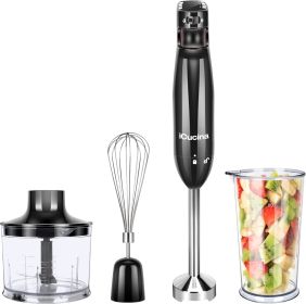 iCucina 4-in-1 Variable Speed Immersion Hand Blender