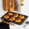 Thyme & Table 12"x17" Nonstick Baking Sheet & Cooling Rack Set, Black