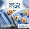 Farberware Easy Solutions 9" x 5" Nonstick Bakeware Loaf Baking Pan, Blue